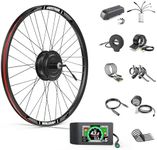 Bafang 48V 500W Rear Hub Motor Kit 26" 27.5" 28"/29"/700C Rear Wheel Electric Bike Conversion kit Ebike Conversion Kit with Optional Battery Display