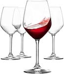 Zuvo Red Wine Glasses Set of 6 | Beautifully Crafted Red Wine Glasses Made from Quality Crystal| Large Red Wine Glasses to Hold 53 CL. of Wine Suitable for All Occasion