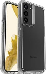 OtterBox Galaxy S22 Symmetry Series Case - Clear, Ultra-Sleek, Wireless Charging Compatible, Raised Edges Protect Camera & Screen