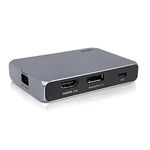 CalDigit USB-C Gen2 10Gb/s SOHO Dock - Up to 4K 60Hz, HDMI 2.0b, HDR, DisplayPort 1.4, 10Gb/s USB A & USB C, UHS-II microSD and SD Card Readers, Bus Power and Passthrough Charging Support