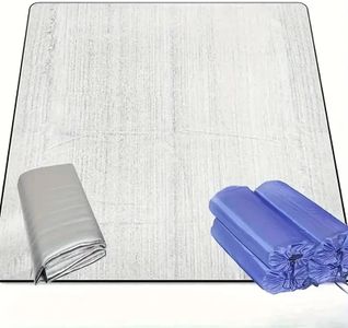 BLAPOXE Camping Aluminum Mat Sheet Heat Retention, Disaster Prevention, Waterproof, Insulated Mat | Multipurpose Blanket Sleeping | Backpacking Picnic Mat | 200 x 200 cm | Mattress & Pads