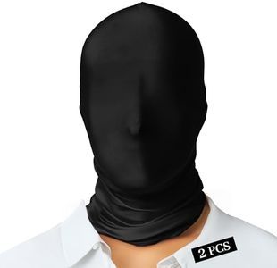 MCJC 2 pcs black full face mask unisex daredevil mask for Halloween cosplay full head mask