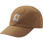 Carhartt Baby Girls' Signature Canvas Cap, Brown, Child