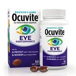 Bausch + Lomb Ocuvite Eye Performance Formula, 50 Soft Gels