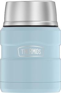 Thermos 16 Ounce Stainless Steel Food Jar, Matte Blue