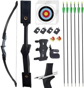 SOPOGER Archery Bow and Arrow Adult - Takedown Recurve Bows for Adults Youth Beginner 20lbs 30lbs Left and Right Handed Outdoor Target Practice Hunting (20 LBS)