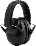 Snug Kids Ear Protection - Noise Cancelling Sound Proof Earmuffs/Headphones for Toddlers, Children & Adults (Black)