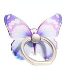 LaMignonne Butterfly Cell Phone Ring Holder Finger Ring Grip Stand 360° Rotation 180° Flip Universal Kickstand