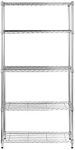 Amazon Basics 5-Shelf Adjustable, Heavy Duty Storage Shelving Unit (350 lbs Loading Capacity per Shelf), Steel Organizer Wire Rack, Chrome (36L x 14W x 72H)