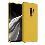 kwmobile Case Compatible with Samsung Galaxy S9 Plus Case - TPU Silicone Phone Cover with Soft Finish - Honey Yellow
