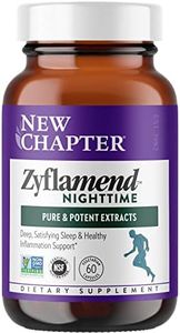 New Chapter Sleep Aid – Zyflamend Nighttime for Sleep Support with Turmeric + Valerian Root + Lemon Balm + Holy Basil – 60 ct Vegetarian Capsules