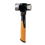 Fiskars Pro IsoCore 4 lb Club Hammer (14") - Drilling Hammer with Wedged Demolition and Driving Face, Shock-Absorbing Grip - Construction and Home Improvement Tools