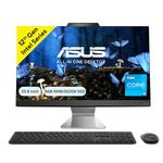 ASUS AiO A3 Series, 23.8" (60.45 cm) FHD, Intel Core i3-1215U 12th Gen, All-in-One Desktop (8GB/512GB SSD/Win11/Office 21/McAfee 1Year/Wireless Keyboard & Mouse/Black/5.40 kg), A3402WBA-BA002WS