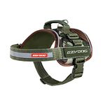 EzyDog Convert Trail-Ready Dog Harness (Green Camo, XX-Large)