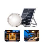 hardoll Acrylonitrile Butadiene Styrene Solar Ceiling Light 300W With Remote Controlled Outdoor LED Waterproof Garden Indoor Lamp