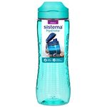 Sistema Hydrate Tritan Active Sports Water Bottle | 800 ml | Leakproof Water Bottle | BPA-Free | Recyclable with TerraCycle®| Assorted Colours