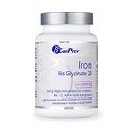 CanPrev - Iron Bis-Glycinate 20mg for Women, 90 v-caps - Helps to Prevent Iron Deficiency Anemia - Support Red Blood Cell Functioning and Normal Early Fetal Development