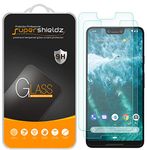 Supershieldz (2 Pack) Designed for Google (Pixel 3 XL) Tempered Glass Screen Protector, 0.33mm, Anti Scratch, Bubble Free