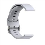 Sounce Silicone 22mm Replacement Watch Strap with Metal Buckle Compatible with Boat Xtend, Boat Xtend Pro, Noise Colorfit Pulse 2 Max, Noise Pulse Go Buzz, Fireboltt Phoenix, Fireboltt Rage, Boat Flash, Noise Colorfit Pulse Grand, Noise Colorfit Ultra Smart Watch & All Watches (Grey)
