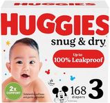 Huggies Size 3 Diapers, Snug & Dry 