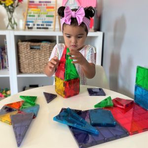 MAGNA-TILES Classic Magnetic Building Set, 32-Piece