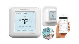 Honeywell TH6220WF2006/U Lyric T6 Pro Wi-Fi Programmable Thermostat with Stages Up to 2 Heat/1 Cool Heat Pump or 2 Heat/2 Cool Conventional with Large Wall Plate & Extended Warranty