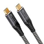 CAKOBLE USB C to USB C Cable 20 Gbps, USB Cable Type C 3.2 Gen2× 2, 100W 20V/5A USB C Charger Cable, 4K @ 60Hz Video Transmission For MacBook Pro, Samsung Galaxy，Huawei 2M