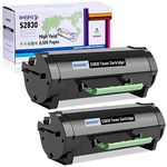 BAISINE 2 Pack Compatible Dell S2830 High Yield Laser Toner Cartridge Replacement for Dell S2830 S2830dn 2830dn 2830 dn Printer Ink - 8,500 Pages (2 Black)