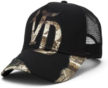 Von Dutch Realtree Camo Trucker Hat, Curved Brim, Snapback