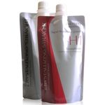 Shiseido Professional Crystallizing Straight H1+H2 For Coarse or Resistant Hair 400g+400g by one pair of H1 & H2 400 gr each