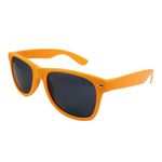 WS UK Adults Classic Sunglasses with UV400 Protection - Unisex (Light Orange)