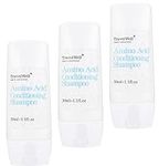 TRAVELWELL Hotel Shampoo and Conditioner Supplies for Guests 2 in 1, 1.0 Fl Oz/30ml, Individually Wrapped 50 Bottles per Box | Travel Size Toiletries | Hotel Toiletries Bulk Set