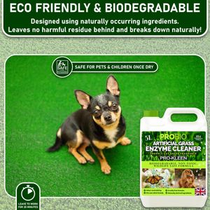 Pro-Kleen ProBio Artificial Grass Cleaner 5L – Probiotic, Pet Friendly, Fresh Cut Grass Scent