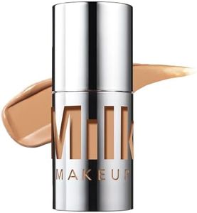Milk Makeup Future Fluid All Over Cream Concealer, 10W (Light Medium with Warm Undertones) - 0.28 fl oz - Medium-to-Full Coverage - Up to 12-Hour Wear - Crease-Proof Finish - Vegan, Cruelty Free