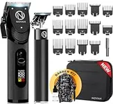 Novah Professional Hair Clippers for Men, Professional Barber Clippers and Trimmer Set, Mens Cordless Clippers, Fade Haircut Kit, Electric Hair Cut Machines