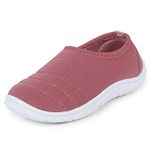 DOCTOR EXTRA SOFT Women's Memory Foam Shoes For Walking Gym Training,Casual, Sports,Slip-On,Lightweight Lace Up Athletics Slipon Running Sneaker For Ladies And Girls Fuchsia, 6 UK, Peach