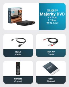 Majority 1080P HDMI DVD Player – Full HD Playback