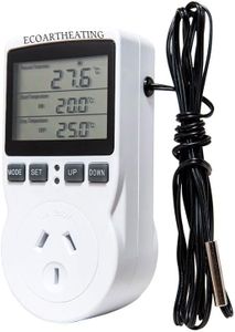 Temperature Controller Electric Thermostat AU Plug LCD Display Heating Cooling Mode