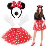 Orgoue Mouse Costume Accessories, Mouse Costume Adult Women Girls Mouse Costume for Halloween Dress up