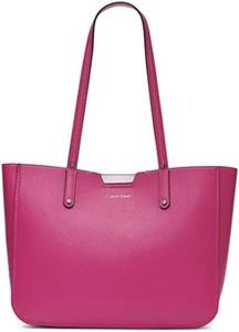 Calvin Klein Dilan Novelty Organizational Tote, Raspberry, One Size