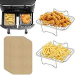 2pcs Air Fryer Rack Set with 100pcs