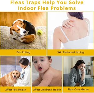 Flintronic Flea Trap 2-Pack – Indoor Pest Control for Home