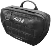 Kurgo Backpack Dog Harness Pack Add-Ons, Tactical MOLLE Pouch for Harnesses, Detachable Service Dog Pouches, RSG Pack Pannier (Black)
