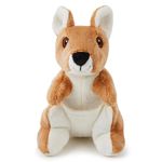 Zappi Co Kangaroo 18 cm Plush Toy Realistic Soft Cuddly Animal, Authentic Look, Perfect for Playtime & Learning, Featured on TikTok (18cm Length)