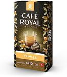 Café Royal Vanilla Flavoured 100 Capsules for Nespresso Coffee Machine - 4/10 Intensity - UTZ certified Aluminum Coffee Capsules