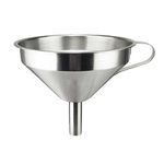 Makrel Stainless Steel Funnel Kitchen Funnels for Transferring of Liquid, Fluid, Cooking Oils, Jam (14cm)