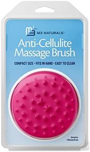 Cellulite Massager Brush | Anti Cellulite Silicone Body Scrubber - Skin Smoothing Tighten Tone Exfoliate & Firm Skin Use on Scalp Skin & Muscles | Handheld Body Scrub by M3 Naturals