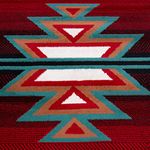 Home Dynamix Sagrada Southwest Area Rug, 7'8" x 10'7" inch, Black/Red/Ivory