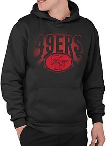 Junk Food Clothing x NFL - San Francisco 49ers - Team Spotlight - Adult Pullover Hooded Sweatshirt for Men and Women - Size Medium