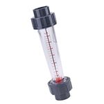 Jeanoko Liquid Flow Meter, Flowmeter Rotameters Plastic Tube Type LZS-25 Flows Meter 300-3000L/H Water Rotameter Water Flow Meter Plastic Transparent Pipeline Flowmeter Liquid Flow Rate Gauge